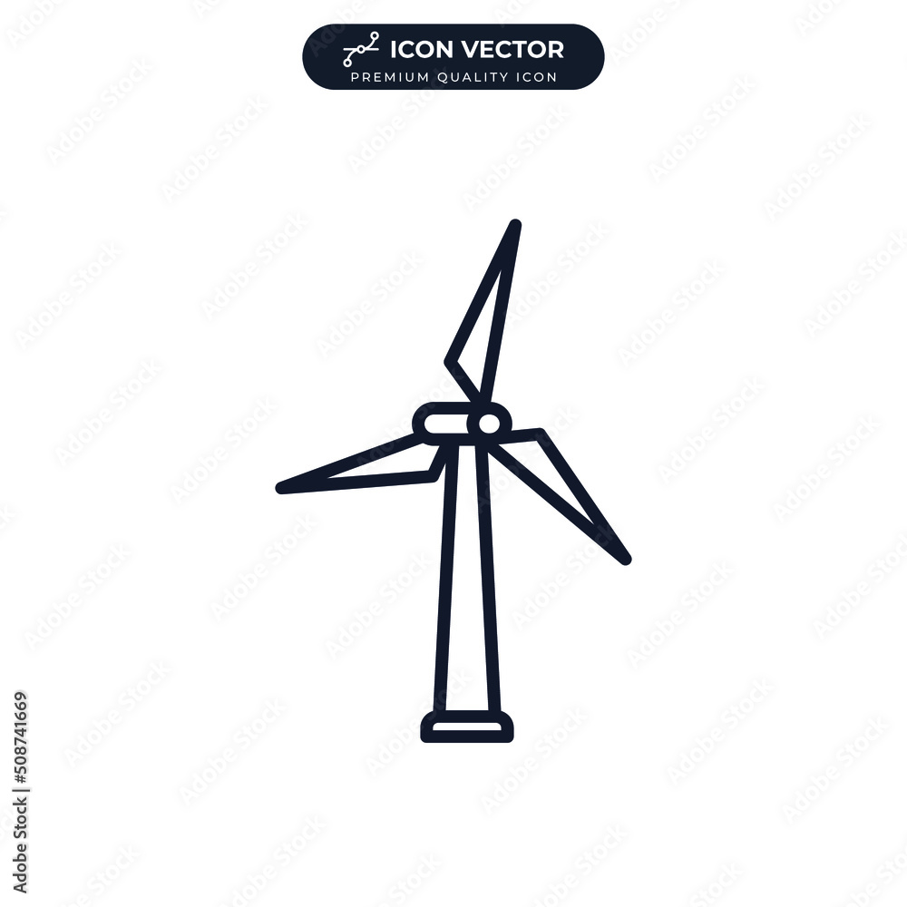 wind turbine icon symbol template for graphic and web design collection logo vector illustration wind turbine icon symbol template for graphic and web design collection logo vector illustration