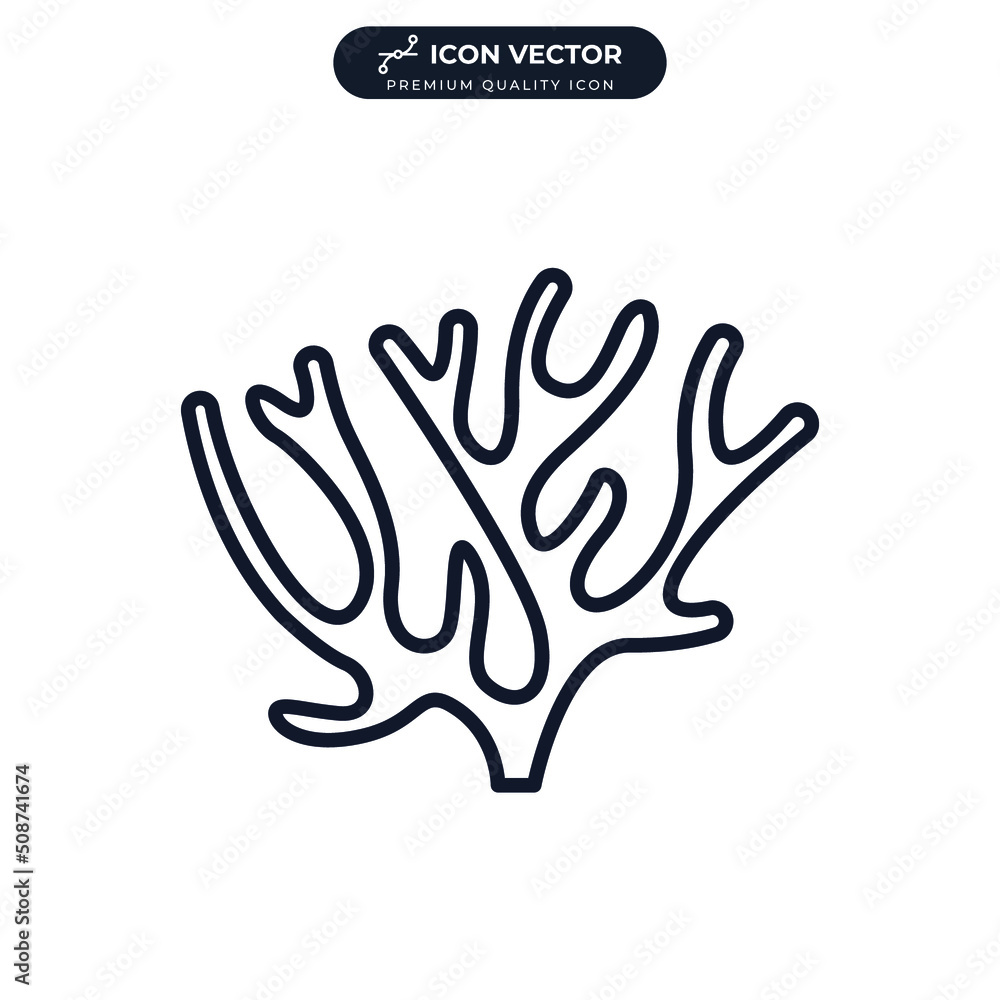 coral reefs icon symbol template for graphic and web design collection logo vector illustration coral reefs icon symbol template for graphic and web design collection logo vector illustration
