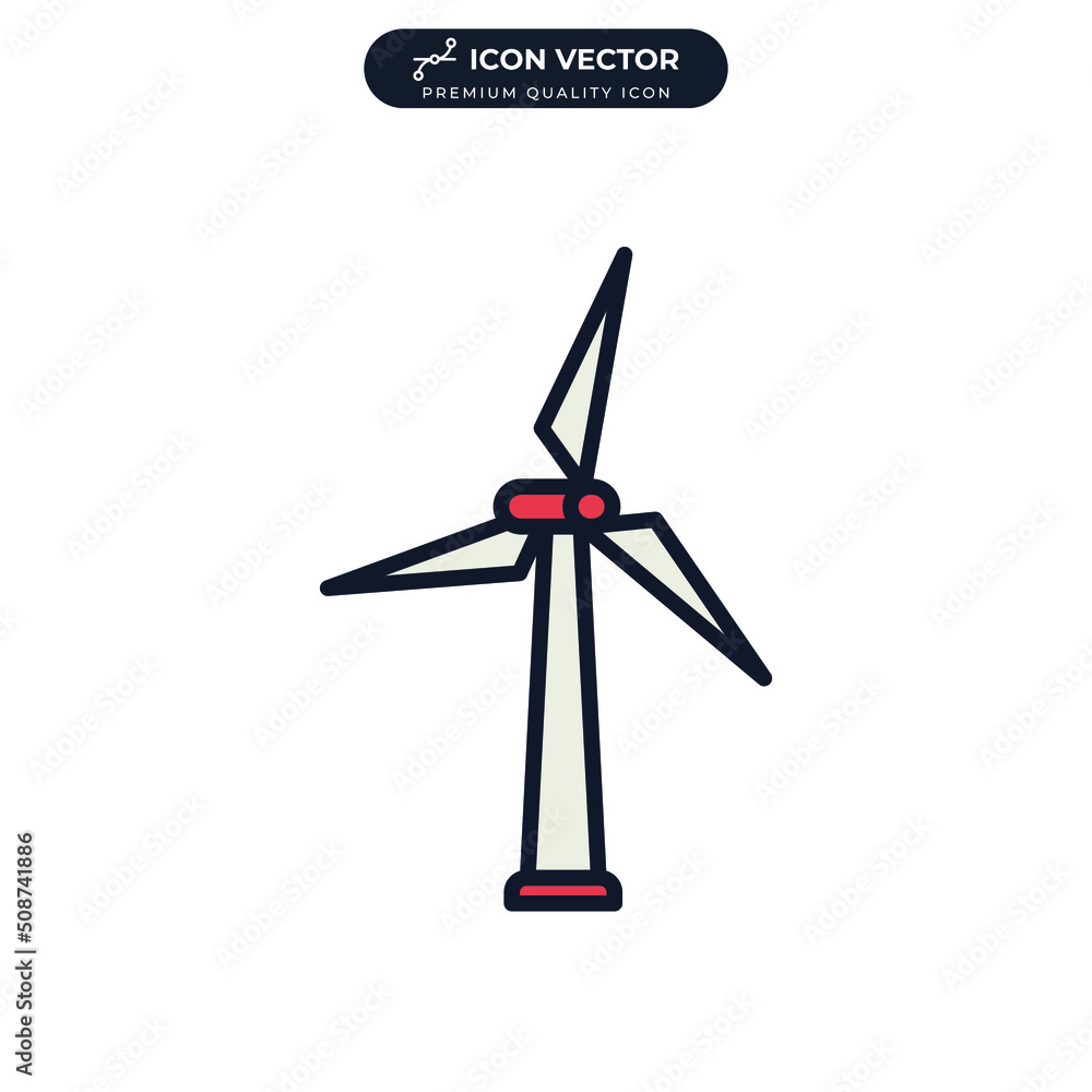 wind turbine icon symbol template for graphic and web design collection logo vector illustration wind turbine icon symbol template for graphic and web design collection logo vector illustration