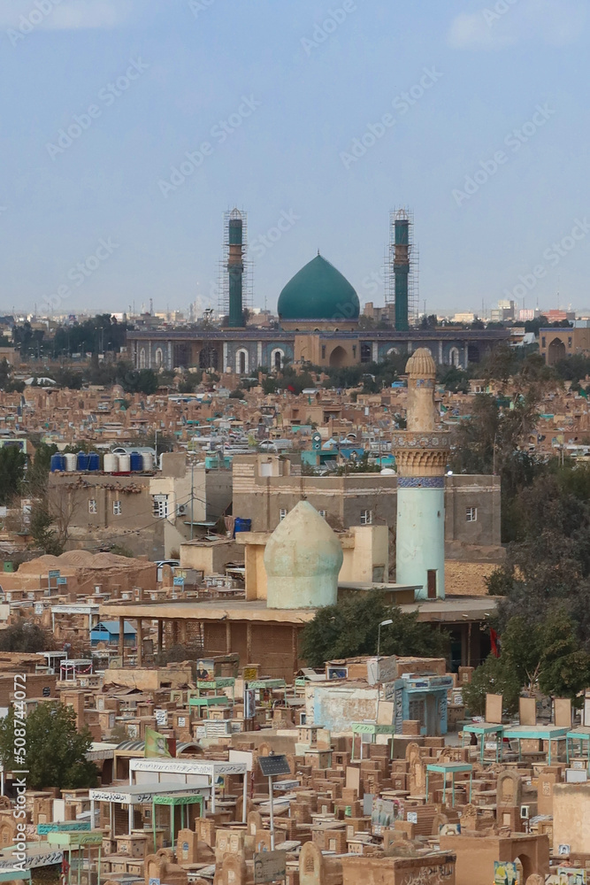 600 hectares of cemetery in Najaf Iraq 