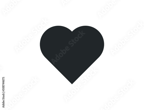 Heart icon, heart vector icon, heart icon illustration.