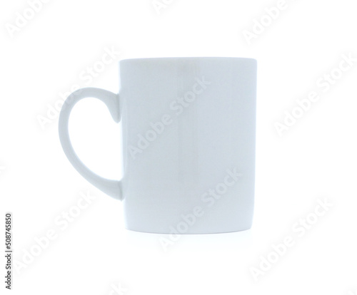 シンプルな白いマグカップ