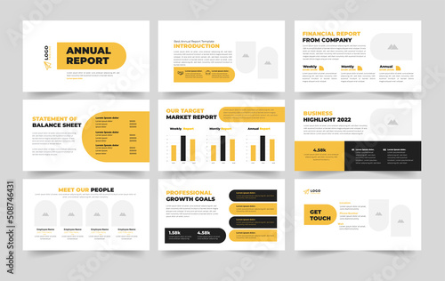 Annual Report PowerPoint template