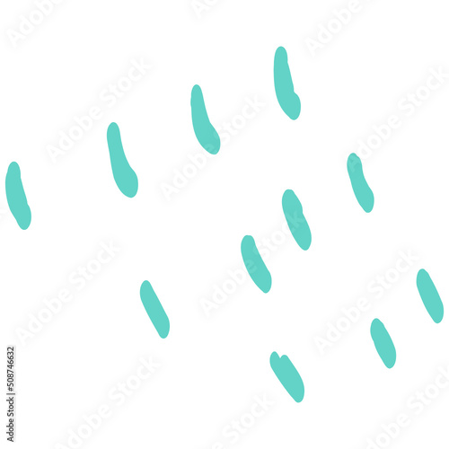 Hand drawn abstract dots pattern. Doodle dotted elements illustration. Scribble dots decorative.