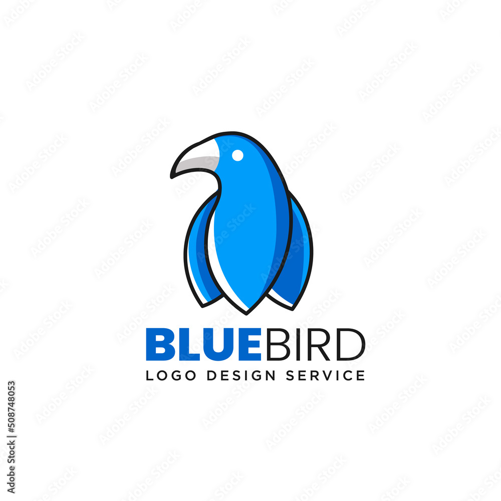 Obraz premium Bluebird Logo Design