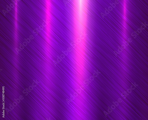 Metal purple texture background, brushed metallic texture plate pattern, vector illustration.