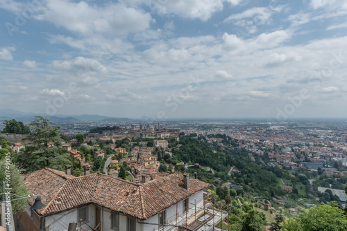 Bergamo city view