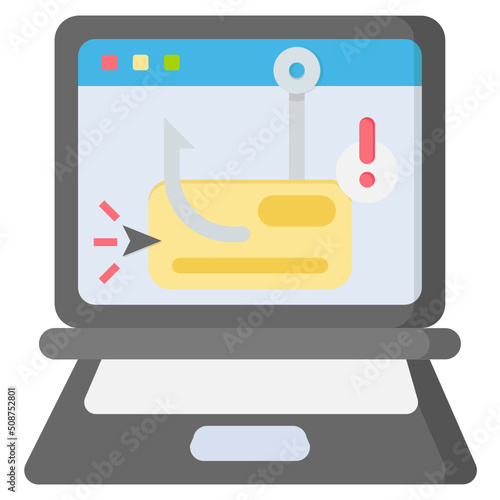 Clickbait flat icon,linear,outline,graphic,illustration