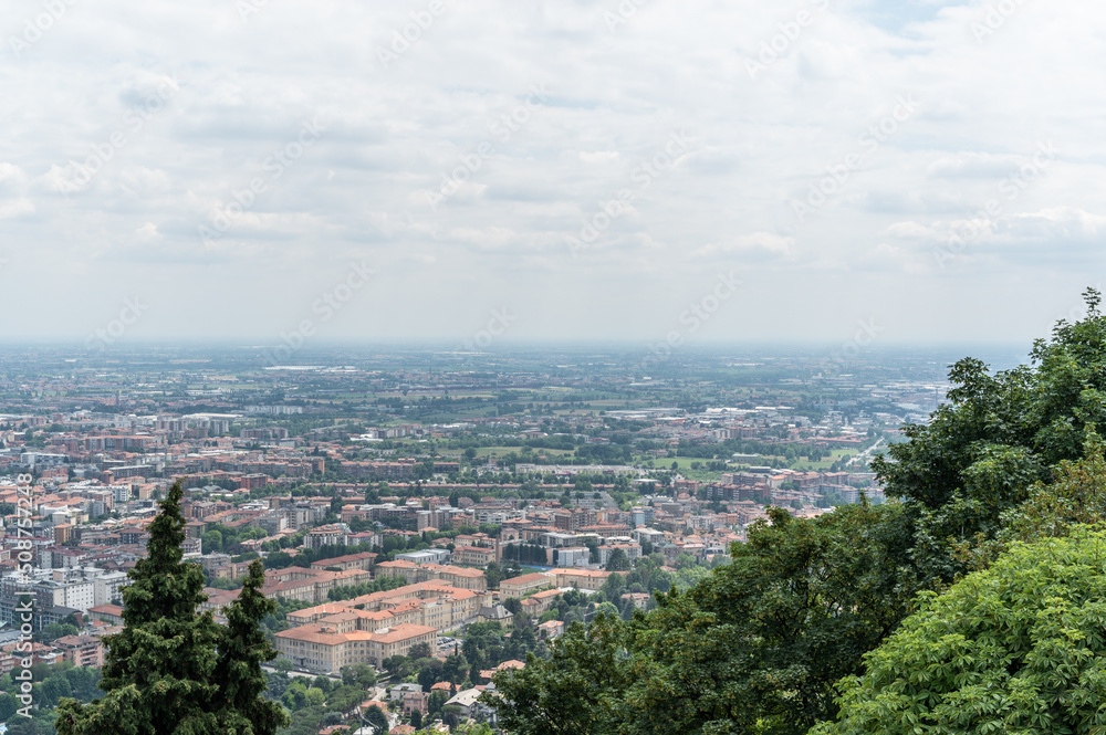 aerial view of the city