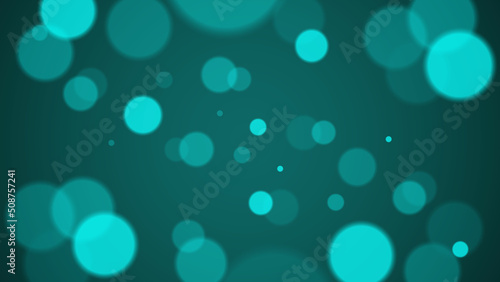 Abstract Bokeh background blue particles vector illustration.