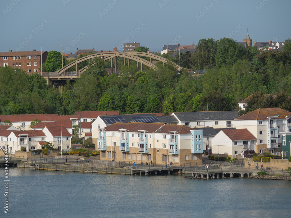 Tynemouth und Newcastle in England Tynemouth und Newcastle in England