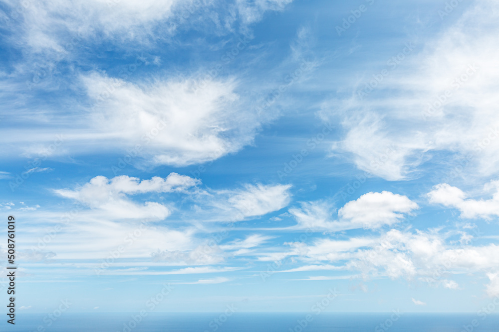 Background of blue sky with white clouds Background of blue sky with white clouds