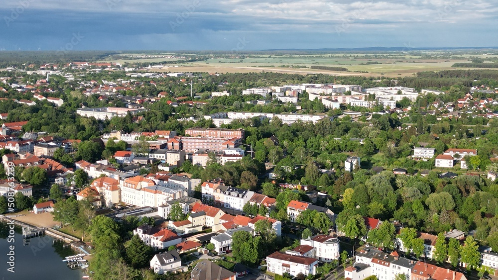 Blick Auf die Stadt Strausberg