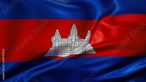 Cambodia national flag photo