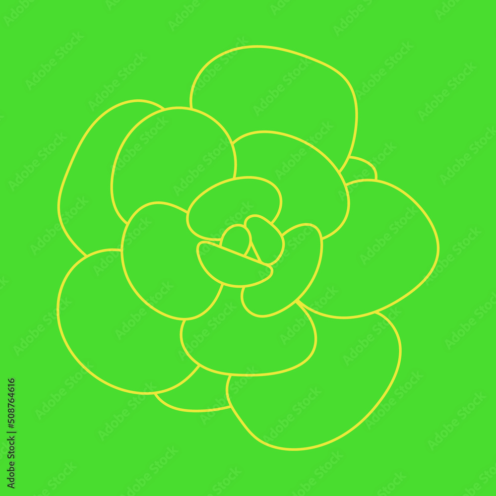 Desert flower for prints and designs, backgrounds. Cute pattern. Doodle Succulent Flower. Desert flower for prints and designs, backgrounds. Cute pattern. Doodle Succulent Flower.