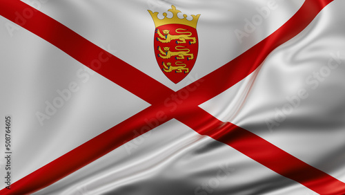 Bailiwick of Jersey flag photo