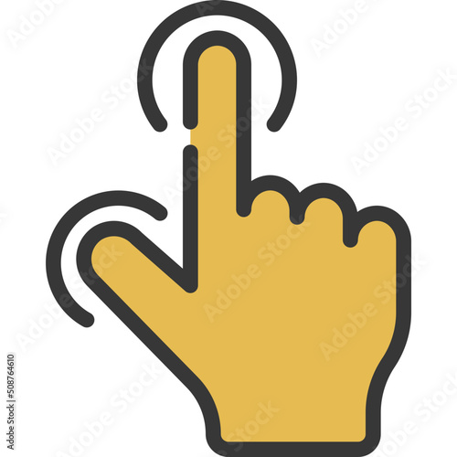 Finger And Thumb Tap Icon