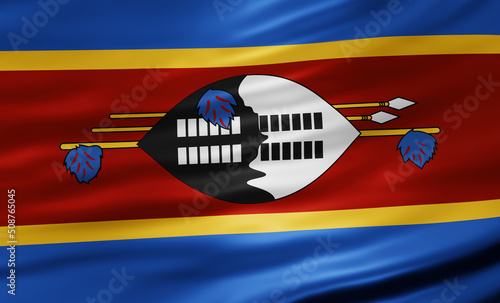 Eswatini national flag photo