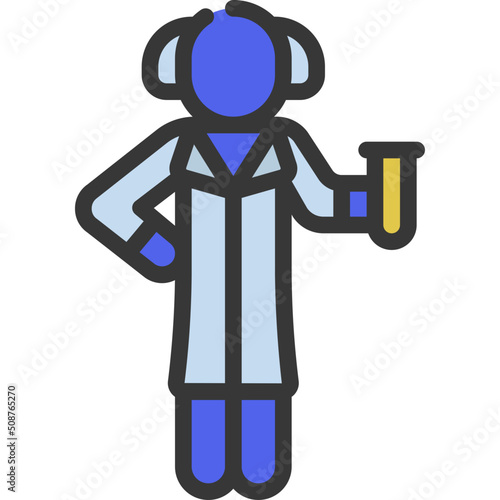 Scientist Person Icon