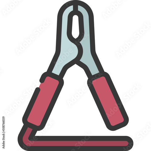 Jumper Cables Clip Icon