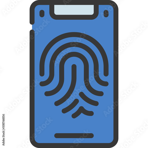 Biometric Mobile Icon