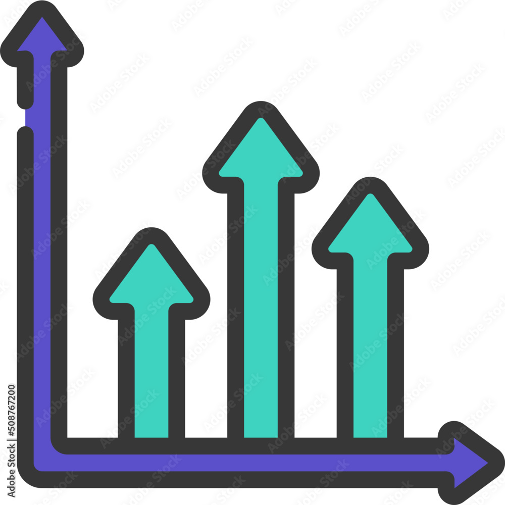Arrow Chart Icon Arrow Chart Icon