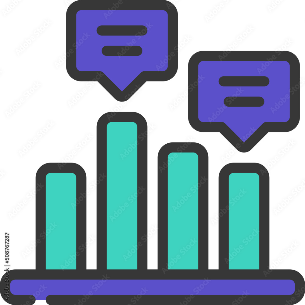 Bar Chart Notes Icon Bar Chart Notes Icon