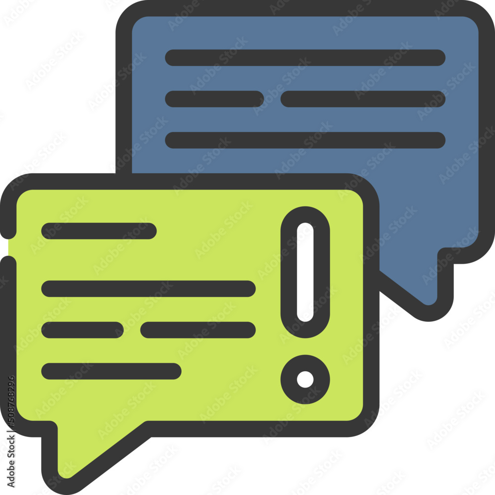 Message Alerts Icon Message Alerts Icon