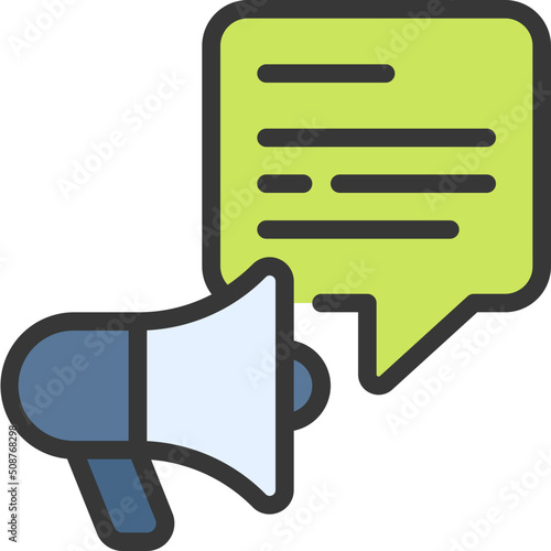 Announcing Message Icon