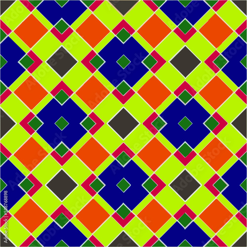 Seamless vector background with repeat pattern. multicolored  mosaic. Perfect for fashion  textile design  cute themed fabric  on wall paper  wrapping paper  fabrics and home decor.