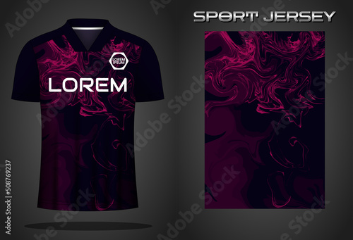 Soccer sport shirt jersey design template