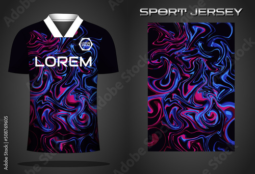 Soccer sport shirt jersey design template