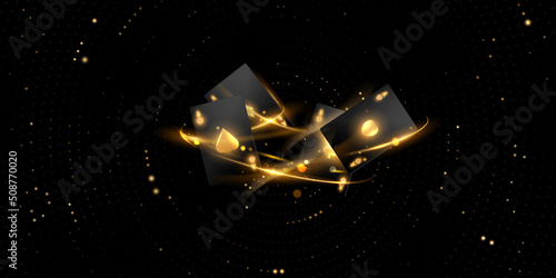 VIP vector illustration of a casino game background with playing equipment.