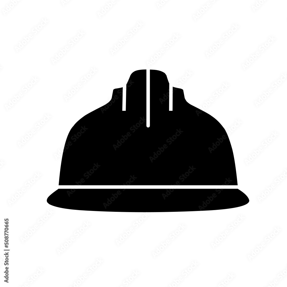 Fototapeta premium work safety helmet vector on white background