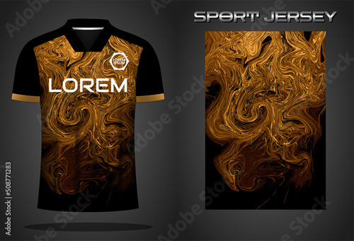 Soccer sport shirt jersey design template