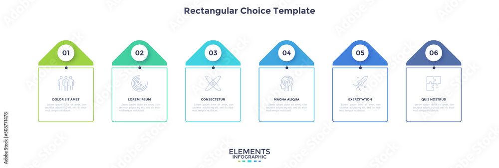 Modern Infographic Vector Futuristic Template