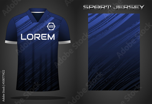 Soccer sport shirt jersey design template
