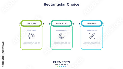 Modern Infographic Vector Futuristic Template