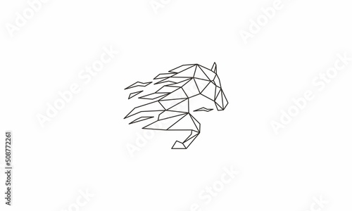 geometric horse