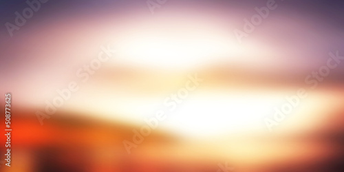 Colorful Abstract Blurry Image - Cloudy Sky in the Dusk, Night Closing - Wide Scale Background Creative Design Template - Illustration in Freely Editable Vector Format