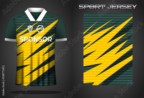 Soccer sport shirt jersey design template