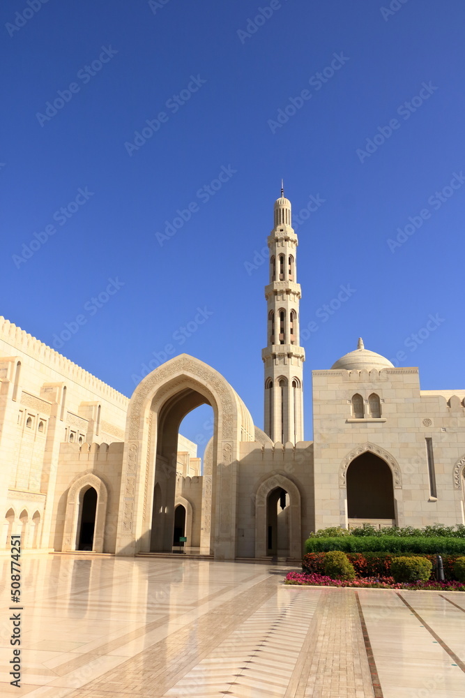 Obraz premium Sultan Qaboos Grand Mosque in Muscat in Oman