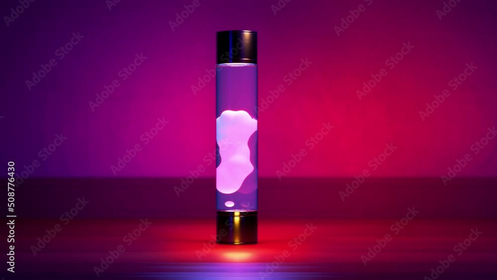 Blue shining vivid lava lamp - loop video Blue shining vivid lava lamp - loop video
