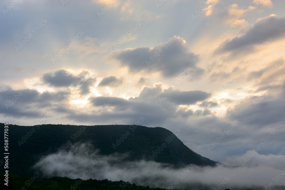 Evening at the Kodori Gorge, Abkhazia