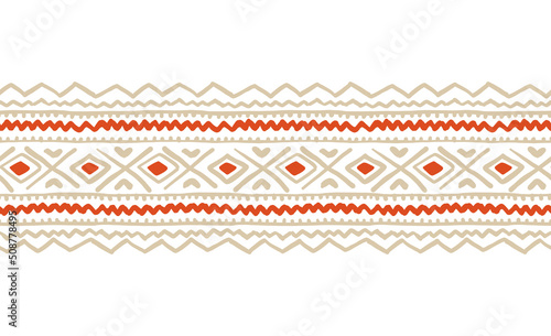 Traditional knitted ornamental pattern, scandinavian style