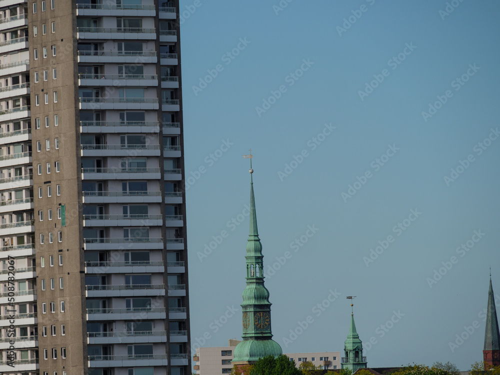 Fototapeta premium Hamburg und die Elbe