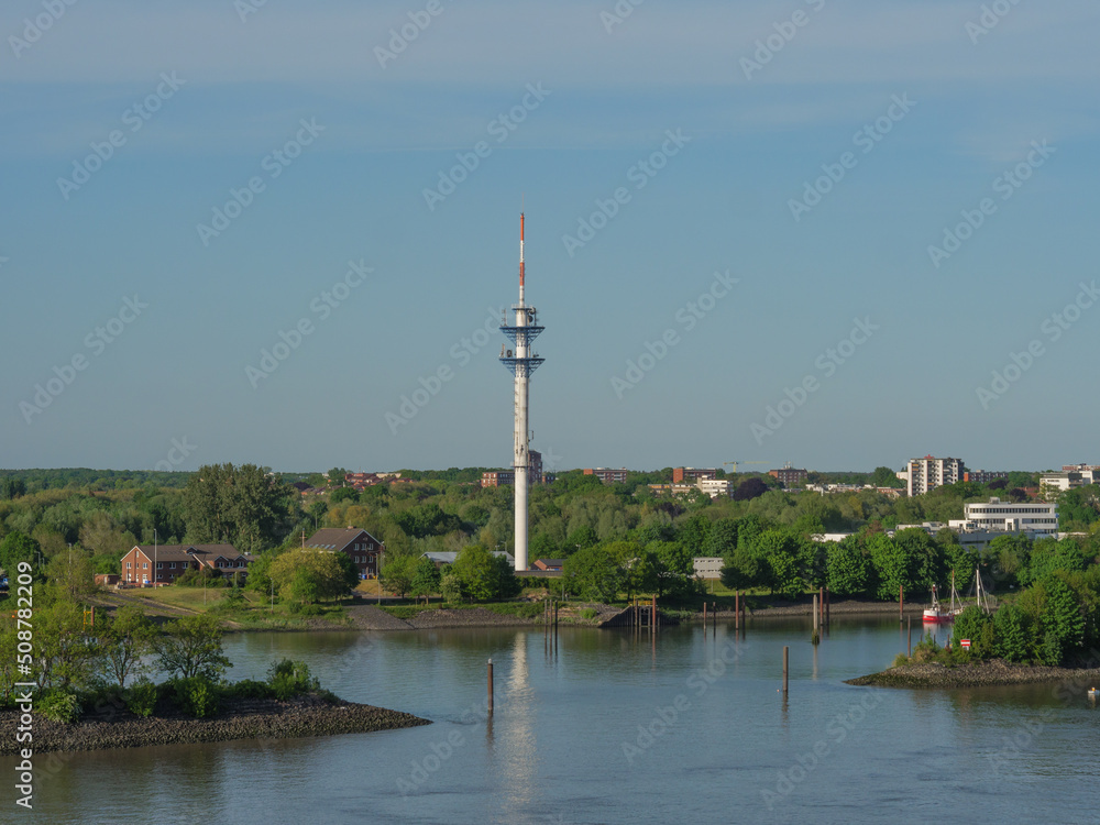 Die Stadt Hamburg, der Hafen und die Elbe