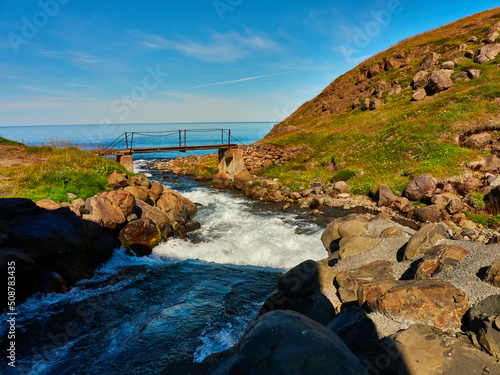 Pueblo de y alrededores Húsavík Islandia