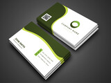 Modern Minimal Green Business Card