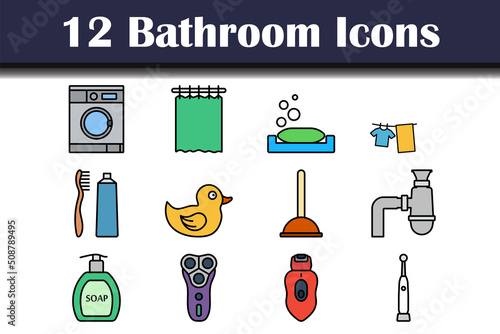 Bathroom Icon Set